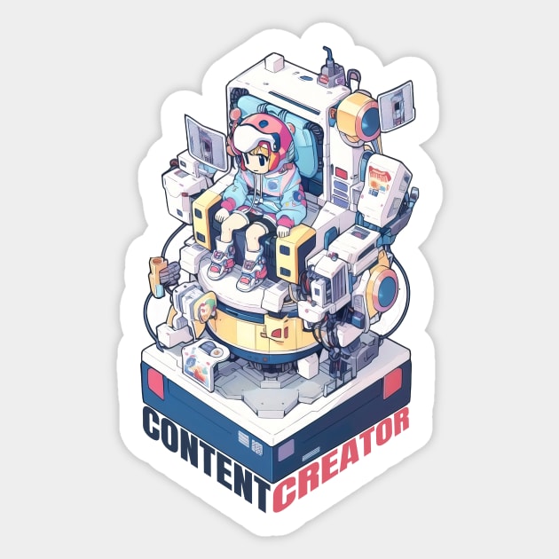 Content Creator Sticker by Robbot17
